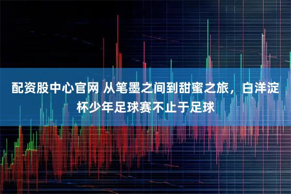 配资股中心官网 从笔墨之间到甜蜜之旅，白洋淀杯少年足球赛不止于足球